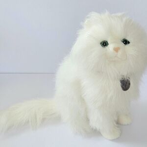 STUART LITTLE SNOWBELL WHITE PLUSH KITTY CAT 12" STUFFED ANIMAL